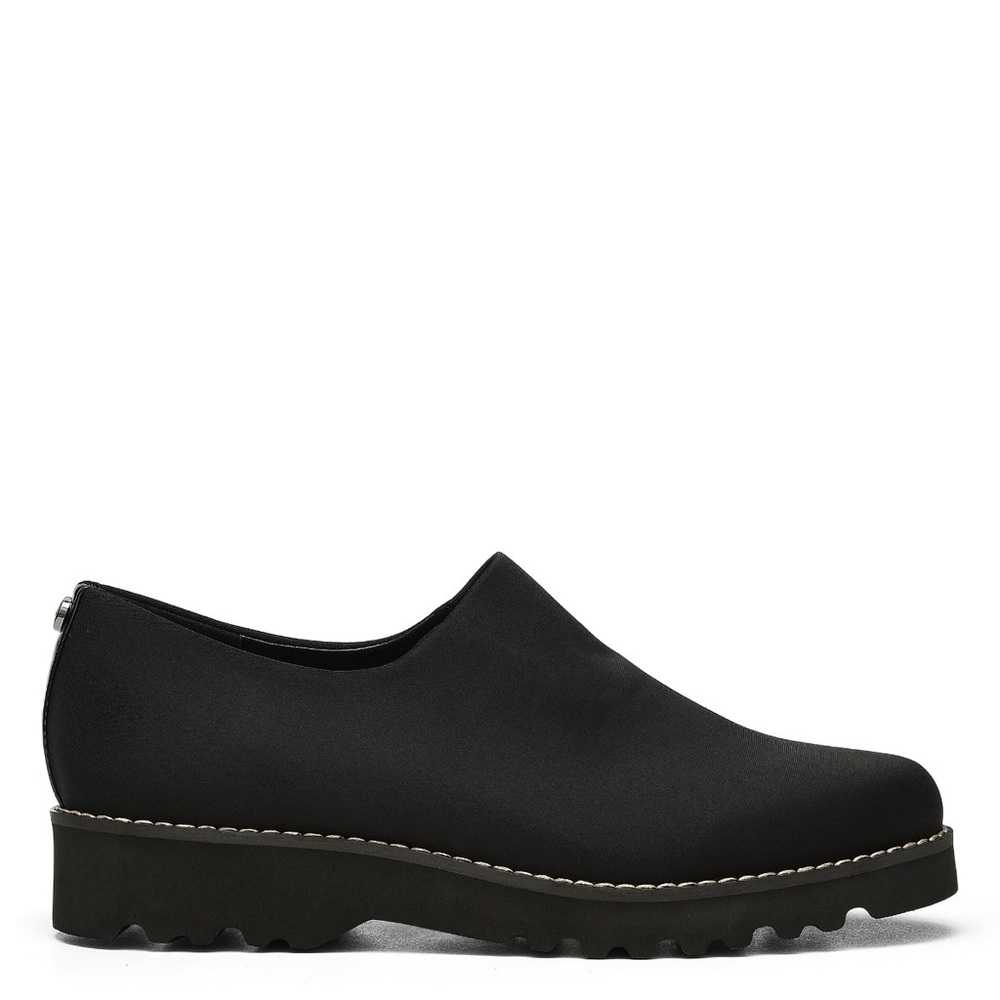Donald J. Pliner Black Minimalist Slip-On Loafers